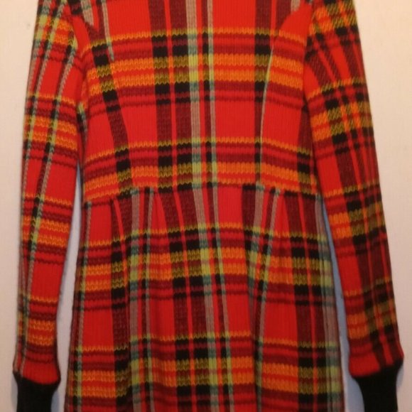 Rare Betsey Johnson Wool Coat Red Black jacket - Picture 2 of 5